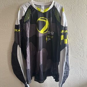 Black and Yellow Men's Paintball Shirt